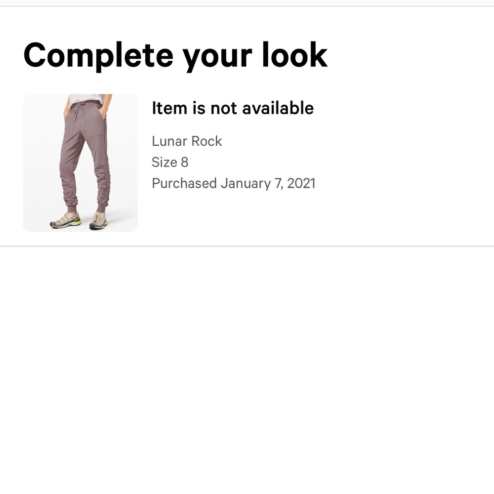 Lululemon dance studio jogger sz 8